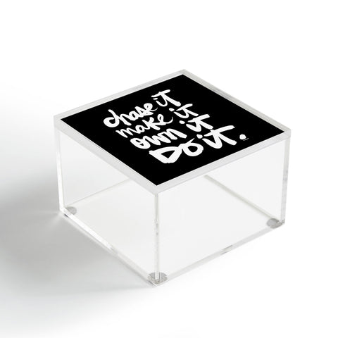 Kal Barteski CHASE IT Acrylic Box