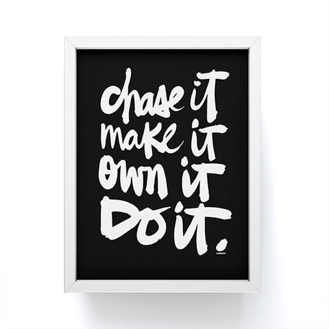 Kal Barteski CHASE IT Framed Mini Art Print