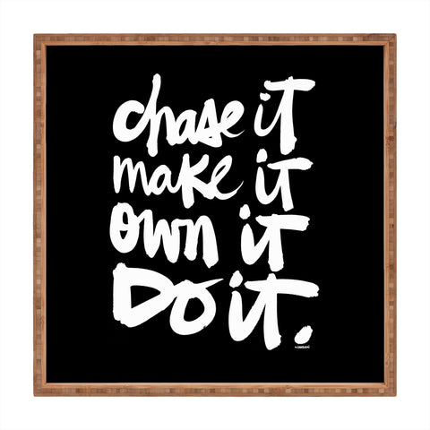 Kal Barteski CHASE IT Square Tray