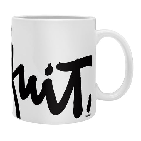 Kal Barteski DONT QUIT bw Coffee Mug