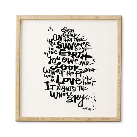 Kal Barteski Even After All 1 Framed Wall Art