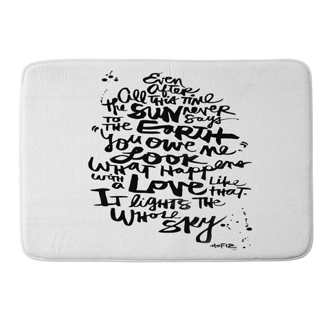 Kal Barteski Even After All 1 Memory Foam Bath Mat