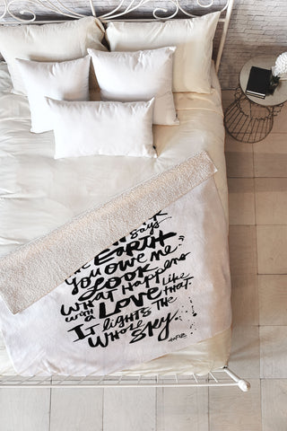 Kal Barteski Even After All 1 Fleece Throw Blanket