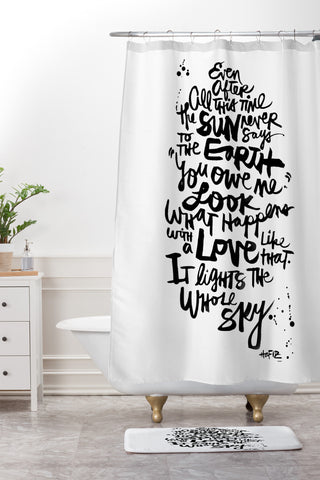 Kal Barteski Even After All 1 Shower Curtain And Mat