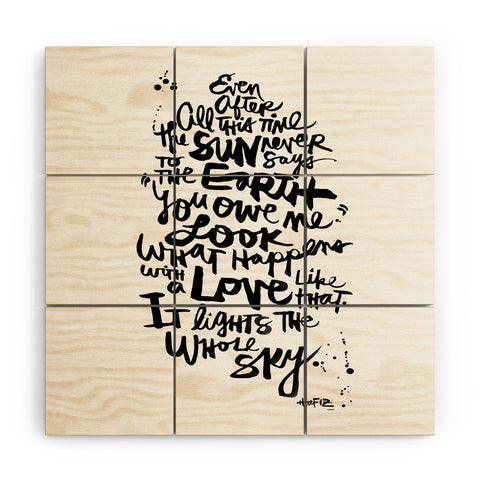 Kal Barteski Even After All 1 Wood Wall Mural