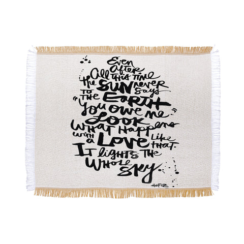 Kal Barteski Even After All 1 Throw Blanket