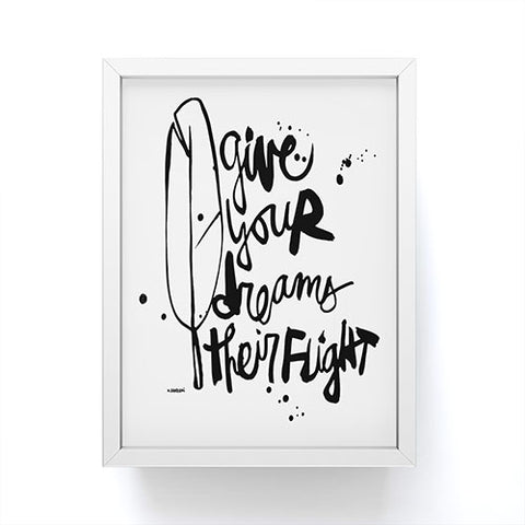 Kal Barteski Give Your Dreams Framed Mini Art Print