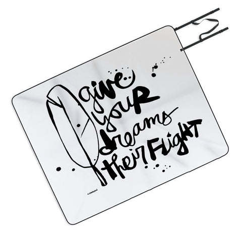 Kal Barteski Give Your Dreams Picnic Blanket