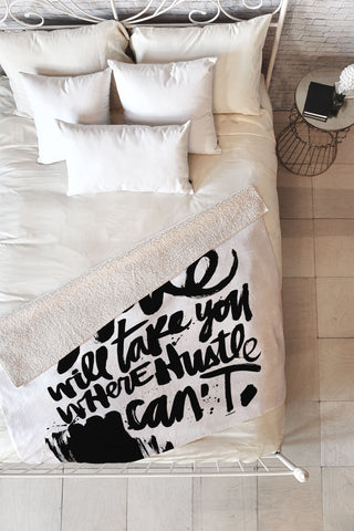 Kal Barteski GRACE Fleece Throw Blanket