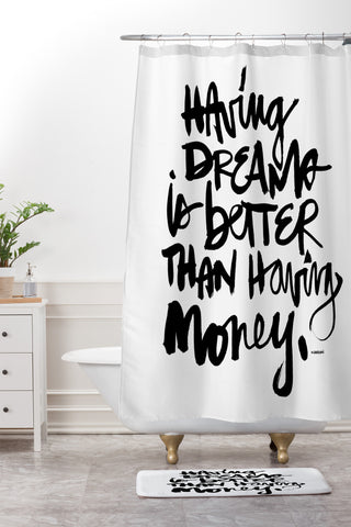 Kal Barteski Having Dreams 1 Shower Curtain And Mat