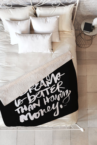 Kal Barteski Having Dreams 2 Fleece Throw Blanket