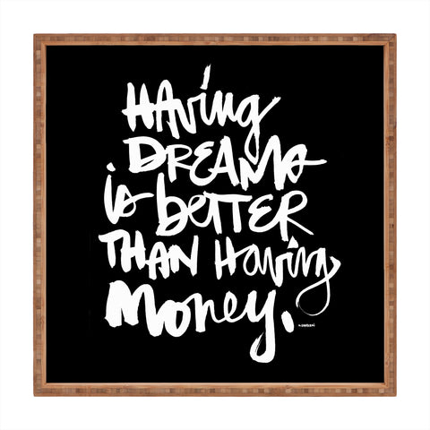 Kal Barteski Having Dreams 2 Square Tray