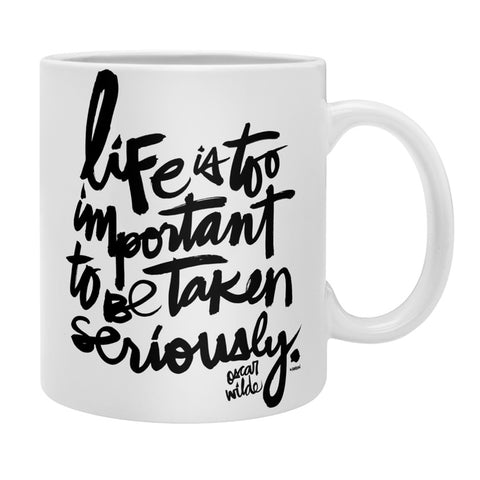 Kal Barteski LIFE IS bw Coffee Mug