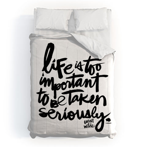 Kal Barteski LIFE IS bw Comforter