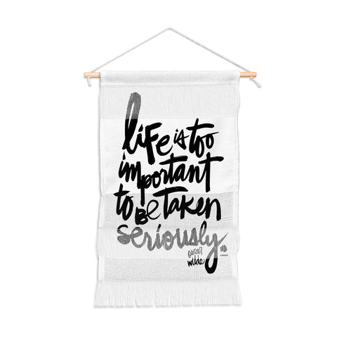 Kal Barteski LIFE IS bw Wall Hanging Portrait