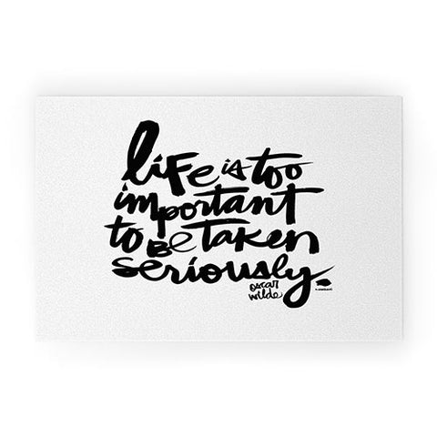 Kal Barteski LIFE IS bw Welcome Mat