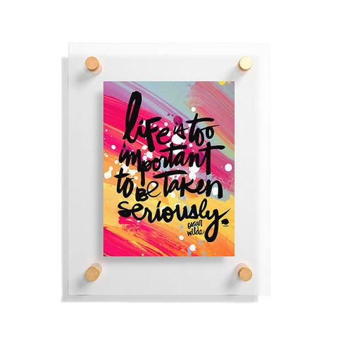 Kal Barteski LIFE IS colour Floating Acrylic Print