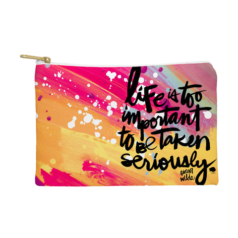 Kal Barteski LIFE IS colour Pouch