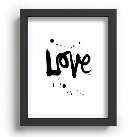 Kal Barteski Love 1 Recessed Framing Rectangle