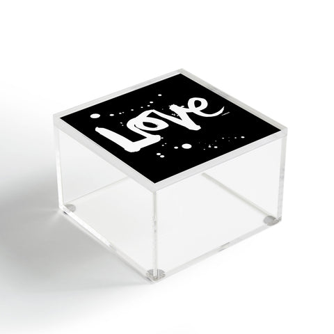 Kal Barteski Love Black Acrylic Box