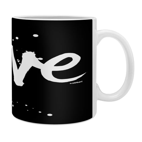 Kal Barteski Love Black Coffee Mug