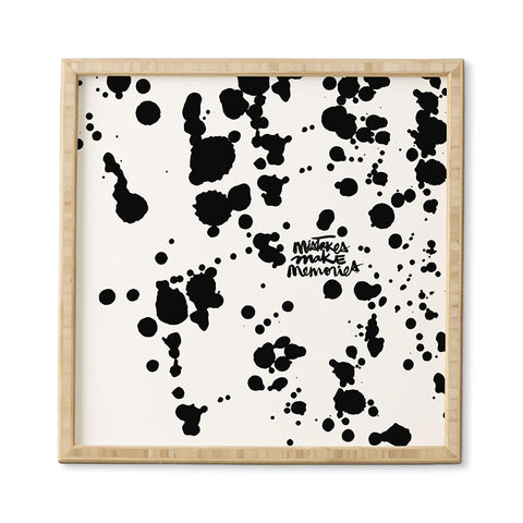 Kal Barteski MISTAKES Framed Wall Art