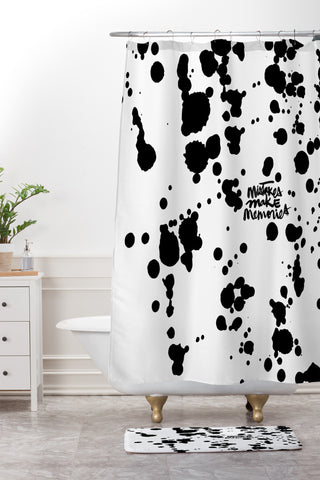 Kal Barteski MISTAKES Shower Curtain And Mat