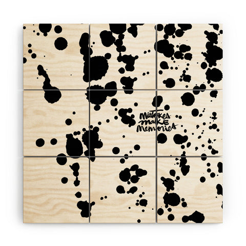 Kal Barteski MISTAKES Wood Wall Mural