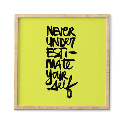 Kal Barteski Never Green Framed Wall Art