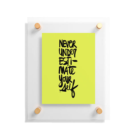 Kal Barteski Never Green Floating Acrylic Print