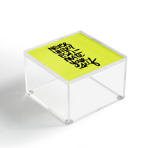 Kal Barteski Never Green Acrylic Box