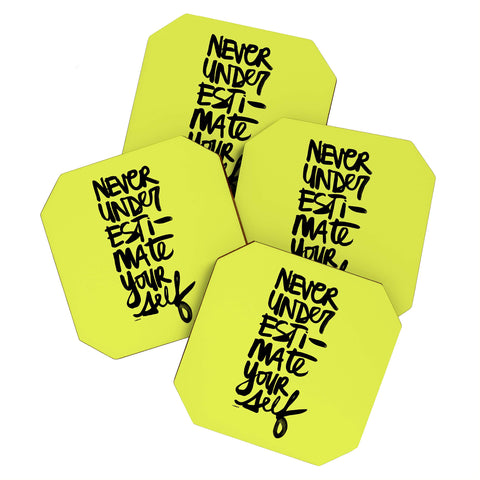 Kal Barteski Never Green Coaster Set