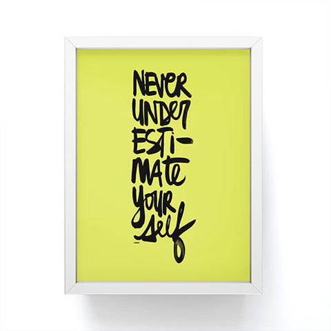 Kal Barteski Never Green Framed Mini Art Print