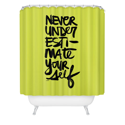 Kal Barteski Never Green Shower Curtain