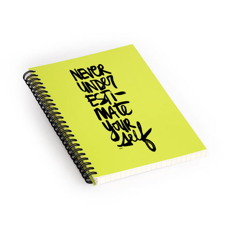 Kal Barteski Never Green Spiral Notebook
