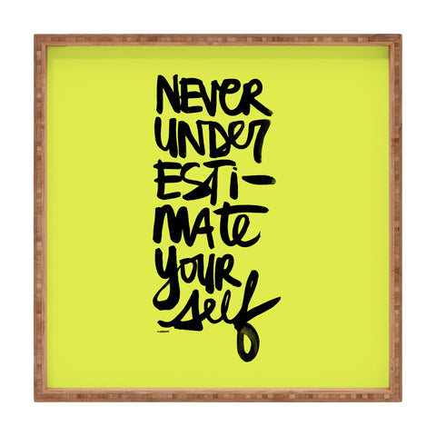 Kal Barteski Never Green Square Tray