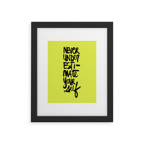 Kal Barteski Never Green Framed Art Print