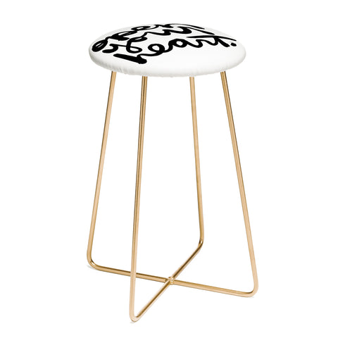 Kal Barteski OPEN YOUR HEART Counter Stool