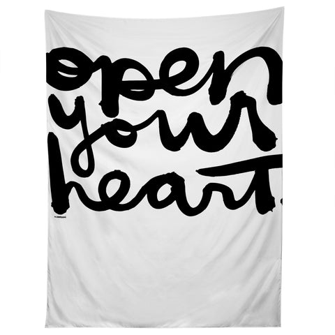 Kal Barteski OPEN YOUR HEART Tapestry