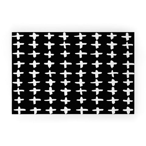 Kal Barteski PLUS black Welcome Mat