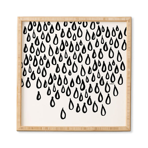 Kal Barteski RAINING Framed Wall Art