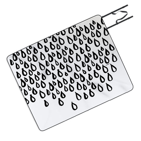 Kal Barteski RAINING Picnic Blanket