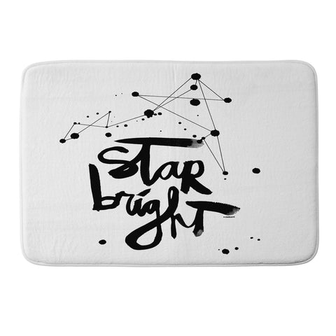 Kal Barteski Star Bright Memory Foam Bath Mat
