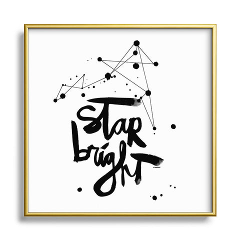 Kal Barteski Star Bright Metal Square Framed Art Print