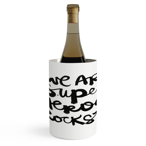 Kal Barteski Superheroes Wine Chiller