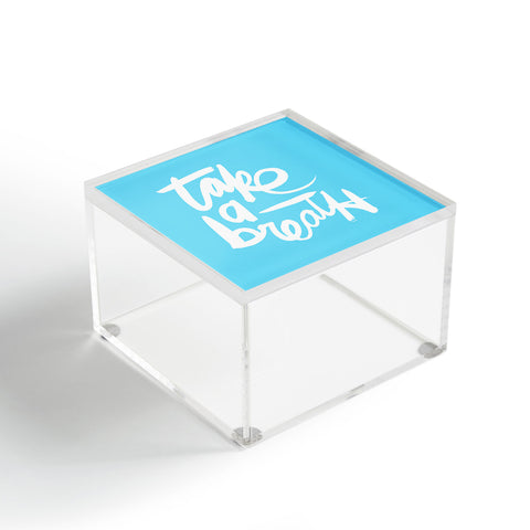 Kal Barteski Take Blue Acrylic Box