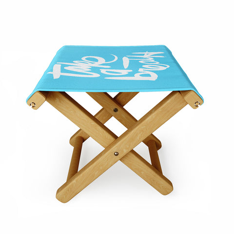 Kal Barteski Take Blue Folding Stool