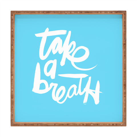 Kal Barteski Take Blue Square Tray