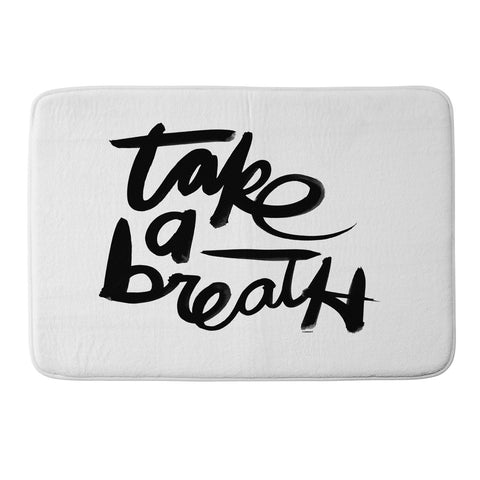 Kal Barteski Take BW Memory Foam Bath Mat