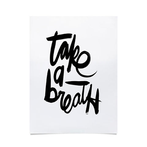 Kal Barteski Take BW Poster